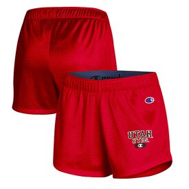 Champion Women's Red Mesh Shorts