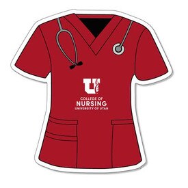 U Of U College Of Nursing Scrub And Stethoscope Decal