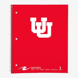 1 Subject Red Interlocking U Notebook