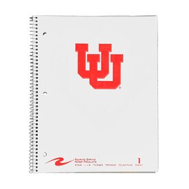 1 Sub Notebook University Of Utah Red White Cover