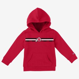 Champion Toddler Striped Hoodie Red