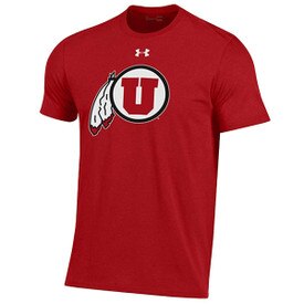 Under Armour Performance Cotton Red Short Sleeve Tee