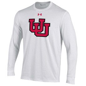 Under Armour Interlocking U Long Sleeve Tee White