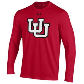 Under Armour Interlocking U Long Sleeve Tee Red