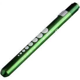 Aluminum LED Reusable Penlight Green