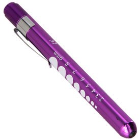 Aluminum LED Reusable Penlight Purple