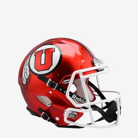 2022 Riddell Red Athletic Logo Mini Helmet