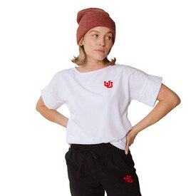Women's Albion White Interlocking U Boss Tee