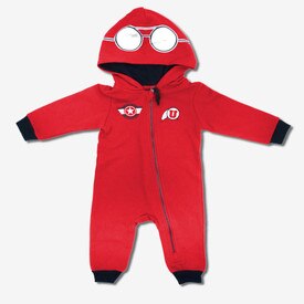 Colosseum Infant Top -Gun Hooded Zipper Romper