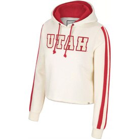 Colosseum Women's Utah Cropped Cream Pullover