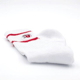 Zoosock Stripe Wht Crew