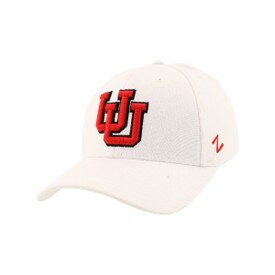 Zephyr Interlocking U White Stretch Hat