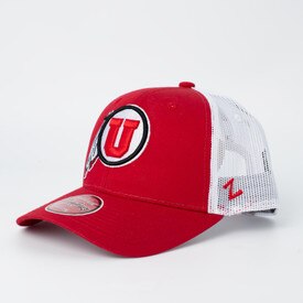 Zephyr Athletic Logo Trucker Hat Red