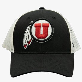 Zephyr Athletic Logo Trucker Snapback Black