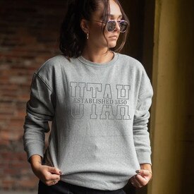 Game Day Social Utah 1850 Gray Sweatshirt