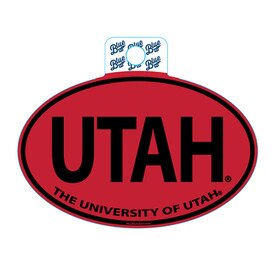Blue 84 Oval Utah Decal