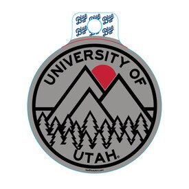 Blue 84 Precaution Mountains Decal