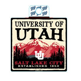 Blue 84 Mountains Decal