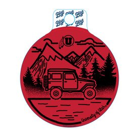 Blue 84 Jeep Agency Decal