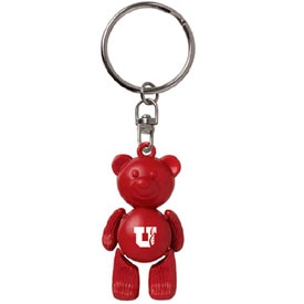 Block U W /Helix Health Teddy Bear Keychain