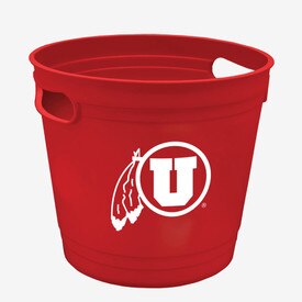 Athletic Logo Party Bucket Red