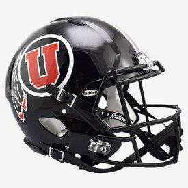 2023 Riddell Black Athletic Logo Authentic Helmet