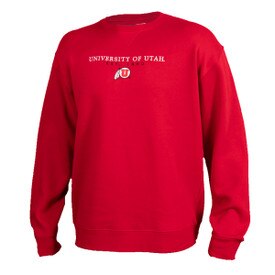 Big Cotton University of Utah Embroidered Sweatshirt