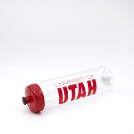 University of Utah Clear Water Bottle