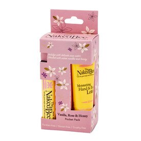 The Naked Bee Vanilla , Rose & Honey Pocket Pack
