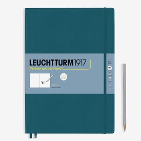 Leuchtturm A4+ Master Hardcover Sketch Notebook Pacific Green