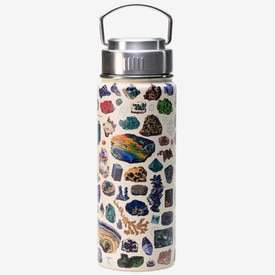 Cognitive Surplus Gems & Minerals 18oz Steel Bottle