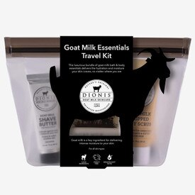 Dionis Goat Milk Essentials Travel Kit Vanilla Bean