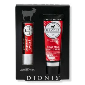 Dionis Goat Milk Lip & Hand Set Perppermint Twist