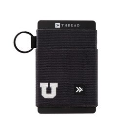 Thread Wallets Elastic Block U Wallet Black
