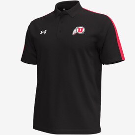 Under Armour Sideline 2024 Playoff Pinnacle Polo Black