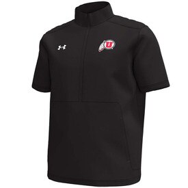 Under Armour Sideline 2024 Motivate Short Sleeve Quarter Zip Black