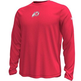Under Armour Sideline 2024 Knockout Red Long Sleeve Tee