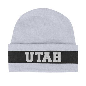 Under Armour Jacquard Knit Cuff Beanie Gray