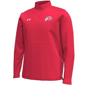 Under Armour Sideline 2024 Motivate Quarter Zip Red