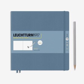 Leuchtturm Square Hardcover Sketch Notebook Stone Blue