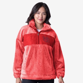 GIII Women's Tie Game Fleece Half Zip