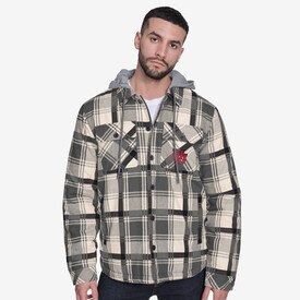 GIII Fullback Plaid Shirt Jacket