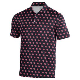 Under Armour Interlocking U Gameday Armourfuse Polo Black