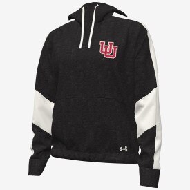 Under Armour Women's Interlocking U Iconic Rival Fleece Hoodie