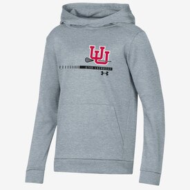 Under Armour Youth 2024 Lacrosse Hoodie Gray