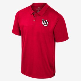 Colosseum Interlocking U Red Potential Polo