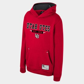 Youth Colosseum Centauri Red Utah Hooded Sweatshirt