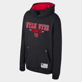 Youth Colosseum Centauri Black Utah Hooded Sweatshirt