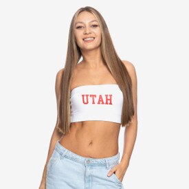 ZooZatz Women's Utah Bandeau White