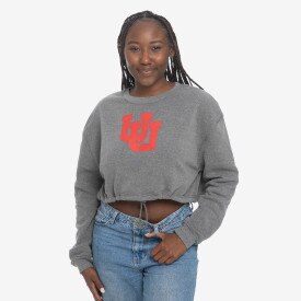 ZooZatz Women's Cinch Crewneck Sweatshirt